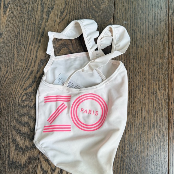 Kenzo Cream and Pink Striped Swimwear 18-24 months 2T toddler baby girl designer - Picture 2 of 3